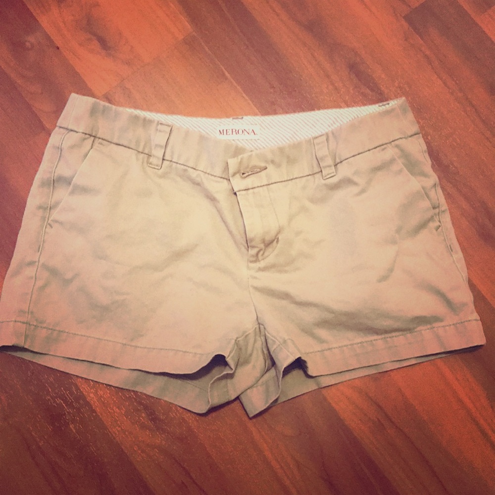Tan outdoor shorts